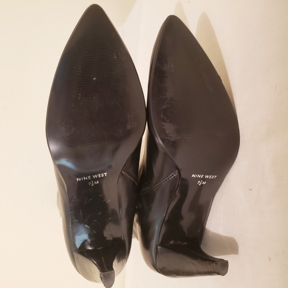 Nine West Black Tall Boots Size 7.5 - Picture 6 of 8